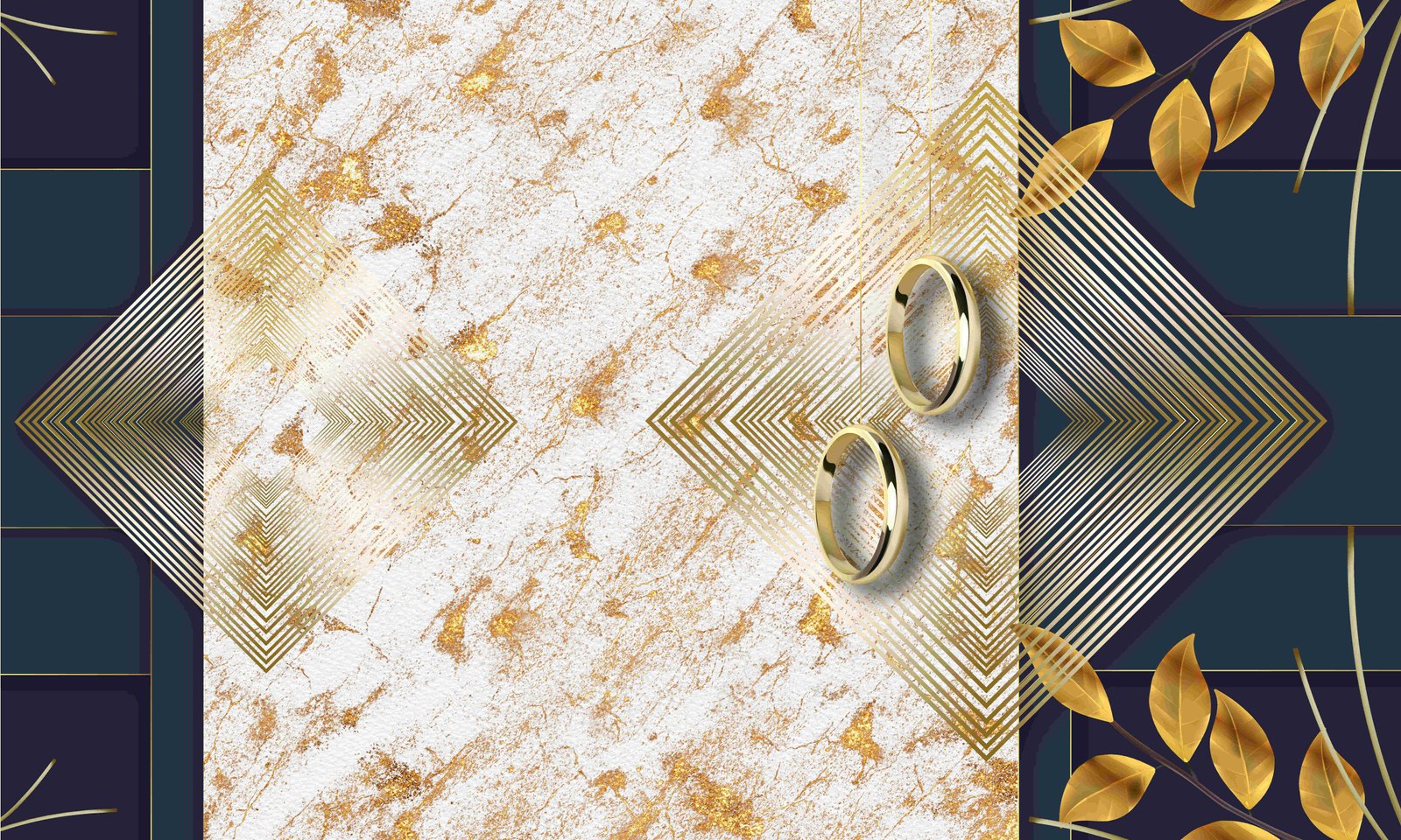 Elegant Gold Geometric Abstract Marble Pattern for Luxury Ceiling and Wall Decor / ceiling wallpaper